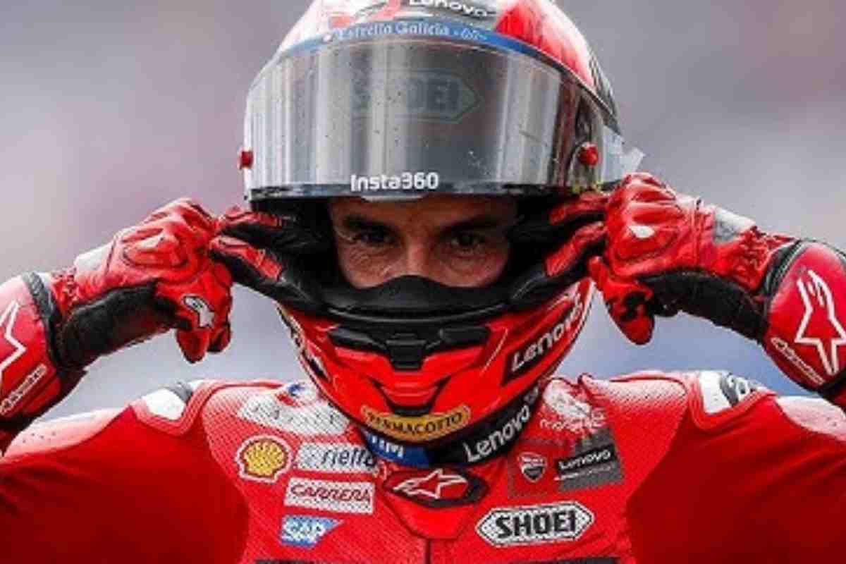 Marc Marquez e la sua concentrazione prima della gara