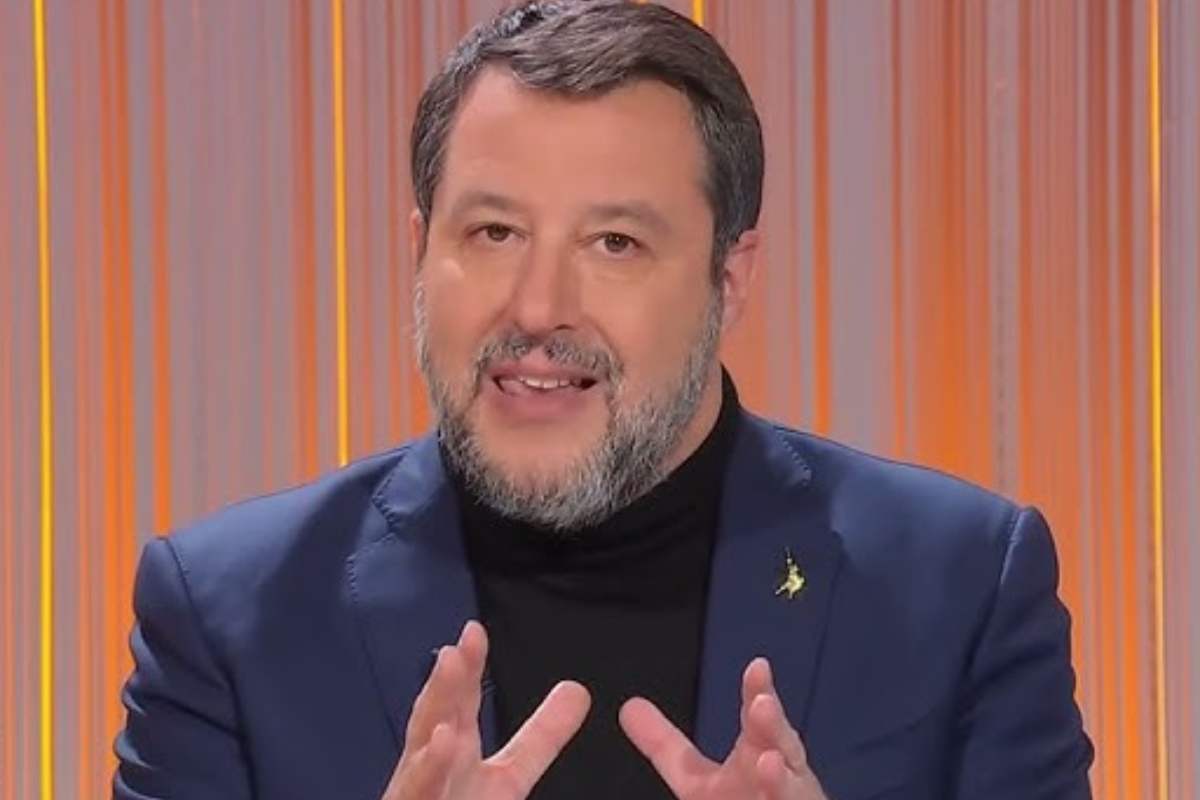 intervista tv a Matteo Salvini
