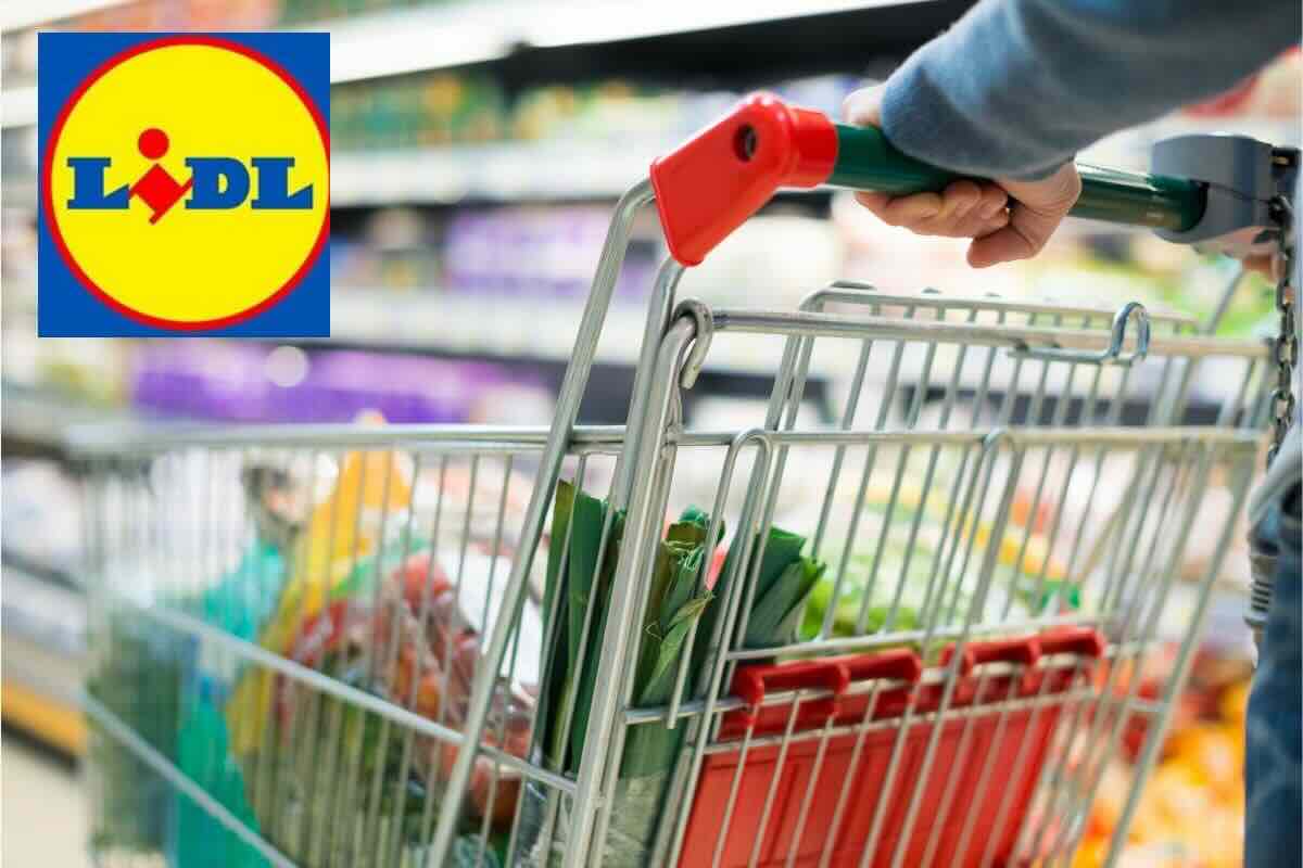 Carrello della spesa, logo Lidl